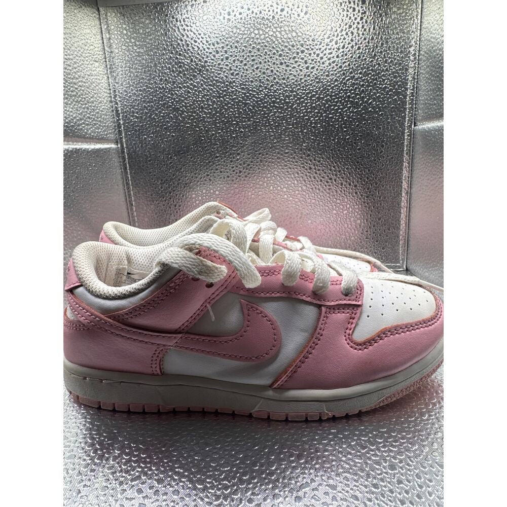 Nike Dunk Low Medium Soft Pink Preschool Shoes 2Y